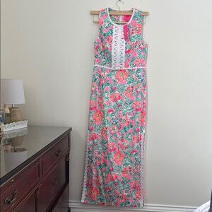 Lilly Pulitzer Pink Green Sundress